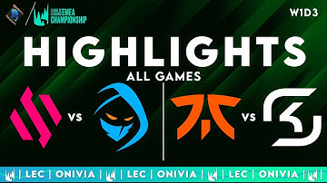 LEC Spring 2025 W1D3 | Highlights ALL GAMES by Onivia