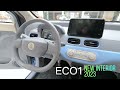 Jinpeng electric car ec01 interior details displayelectriccar