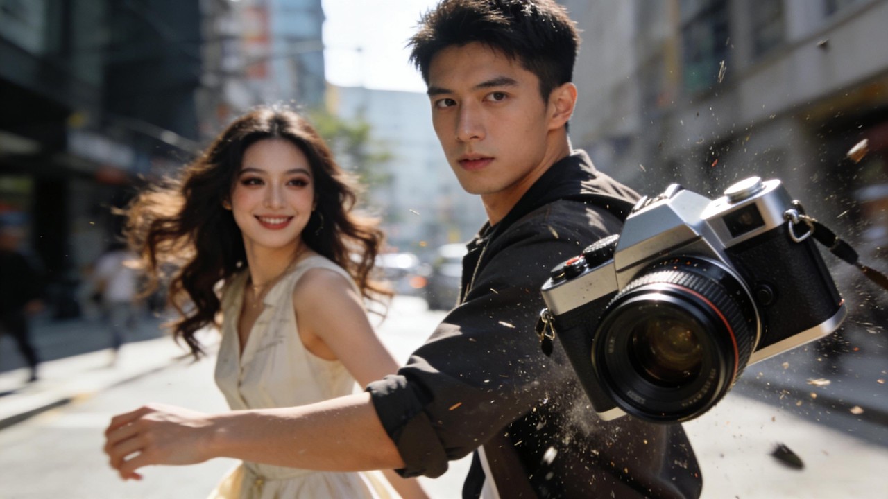 帥哥撞壞美女相機，竟撞出一段緣分！