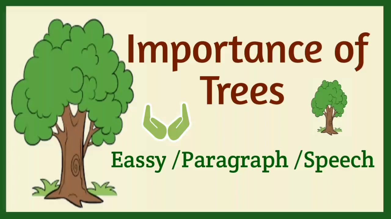 speech writing on tree conservation