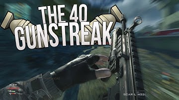 THE 40 GUNSTREAK! - Modern Warfare 3 LIVE MOAB!