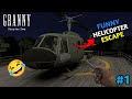 HELICOPTER ESCAPE IN GRANNY &amp;GRANDPA HOUSE |GRANNY CHAPTER2 GAMEPLAY #1