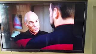 Captain picard angry at riker ..