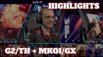 G2 vs TH + MKOI vs GX | LEC Summer 2025 W2D1 - All Games Highlights | Full Day Week 2 Day 1