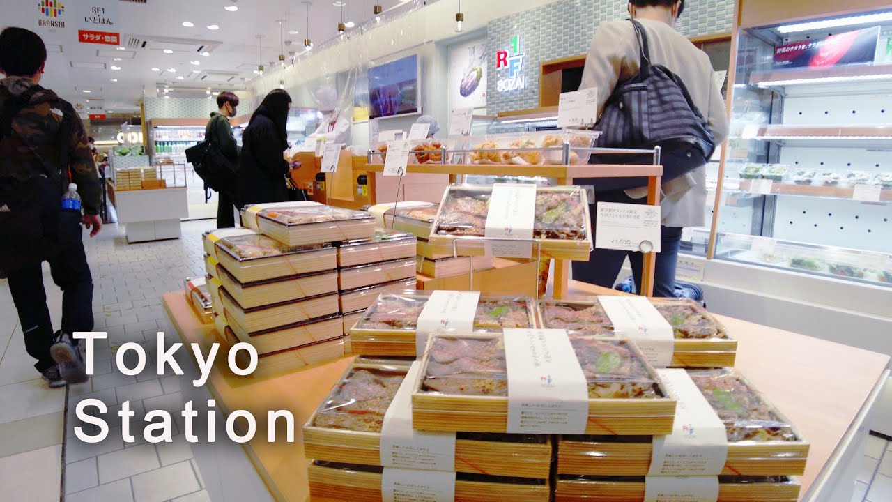 【4k Tokyo walking】Walking Tokyo Station underground shopping mall / dji Pocket2