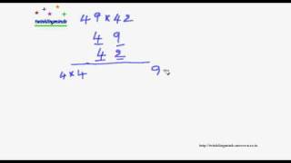Vedic Mathematics: Multiplication of two digit numbers