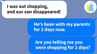 【Apple】My son suddenly shows up at my mother's house while I was on a business trip...