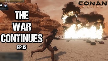 Life on a PvP Server When the Entire Server Is at War - Conan Exiles | Solo | Official PvP