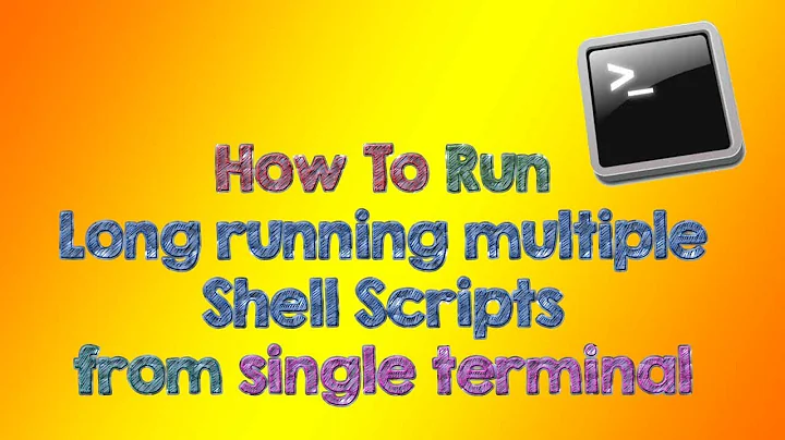 How to Run Long Running Scripts from Terminal