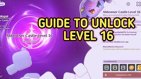 Guide Unlock Abbowser Castle Level 16 - Event Cube Cubic n Cubie Wuthering Waves 2.3