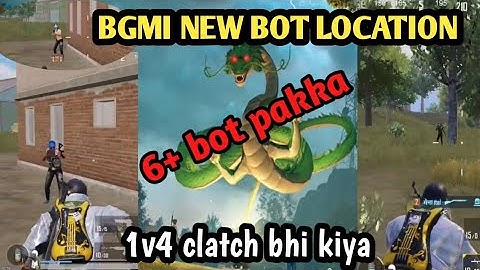 BGMI NEW BOT LOCATION/ dragon ball z mode new bot location/ update 2.7 new bot location