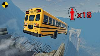 Realistic High-Speed Car Crashes in BeamNG.drive #157 | Ultra Detailed Crash Compilation screenshot 5