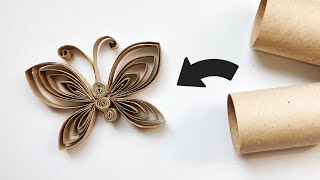 DIY Gorgeous Butterfly 🦋 ♻️| Toilet Paper Rolls Craft | Create Something Beautiful for Your Home