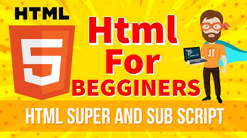 HTML superscript and subscript  | Learn HTML and CSS in Hindi | tutorial for beginners