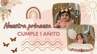 LE CANTAMOS SU PRIMER 'HAPPY BIRTHDAY' ☺  / HACEMOS PREPARATIVOS PARA SU FIESTA ✨