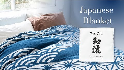 Now on Kickstarter: Waryu Blanket: Wonderfully soft that uses Imabari technology