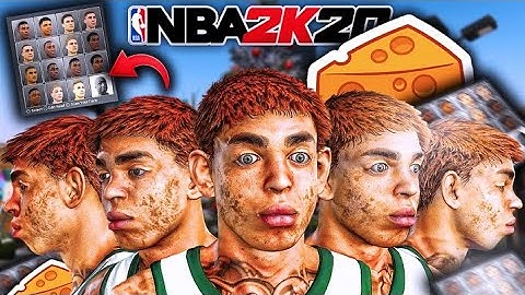 *BEST* Face Creation Tutorial NBA 2K20! How to look like a CHEESER on NBA 2K20!