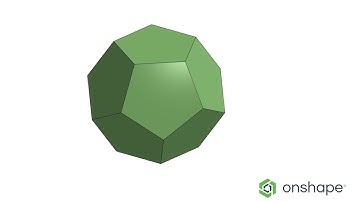 How to model a Dodecahedron with Onshape