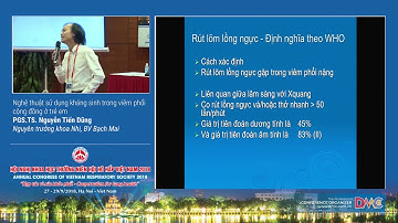 Nghệ thuật sử dụng kháng sinh trong viêm phổi cộng đồng ở trẻ em
