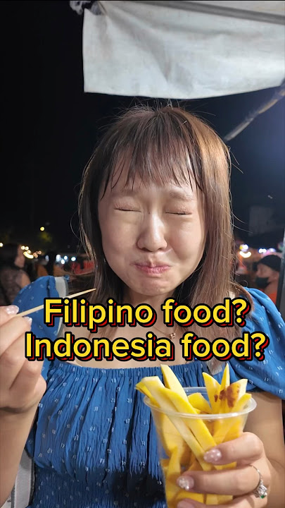 Philippines🇵🇭 vs Indonesia 🇮🇩( Food difference) #philippines #indonesia #shorts