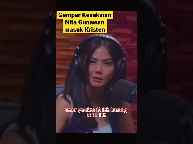 Gempar kesaksian Nita Gunawan pindah agama ke Kristen #renungan #shorts #kesaksian #mujizatitunyata class=