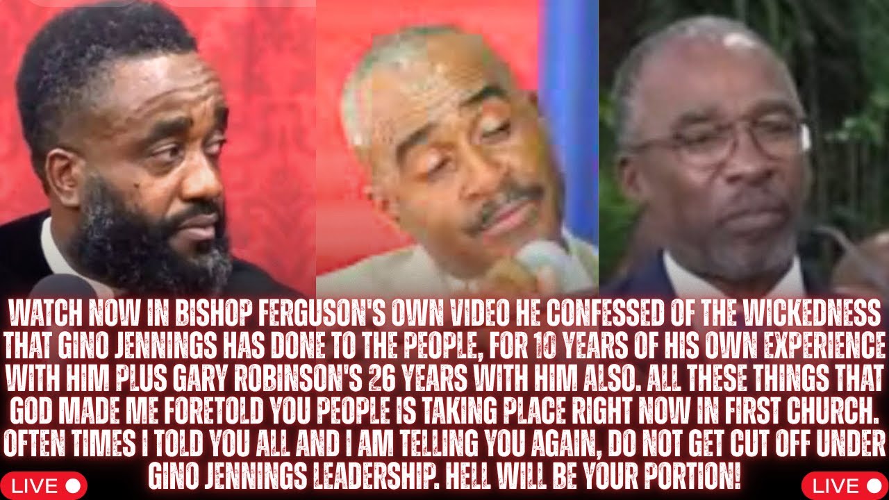“HEAR WHY FERGUSON CONFESSED NOW OF THE WICKEDNESS THAT GINO JENNINGS HAS DONE TO PEOPLE. SEE NOW!”