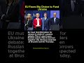 EU Faces Big Choice to Fund Ukraine #eu #ukraine #ukraineaid #eufunding