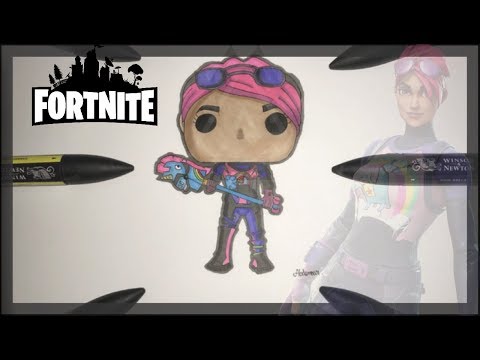 speed drawing skin terreur fluo pop fornite - dessin fortnite skin terreur sombre