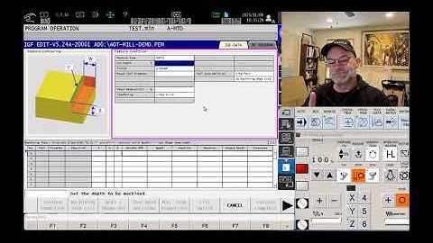 Okuma mill AOT programming software