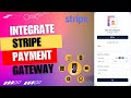 Integrate stripe payment gateway in 2024  accept payments with stripe  stripe checkout integration