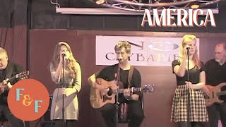 Video thumbnail of "America - Simon and Garfunkel Cover by Foxes and Fossils"