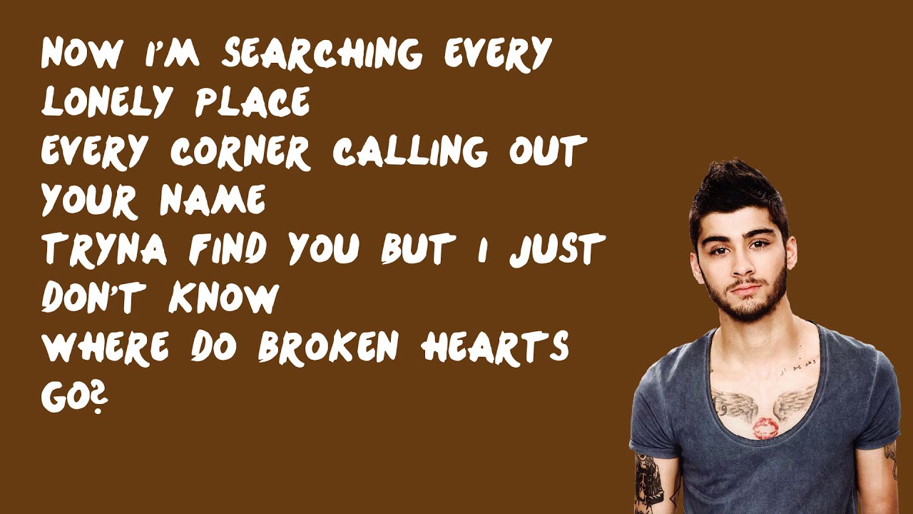 Where Do Broken Hearts Go   One Direction Lyrics