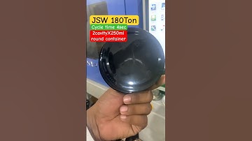 Best all electric injection Molding machine J180 Ton machine running with 2 cavity 250ml container