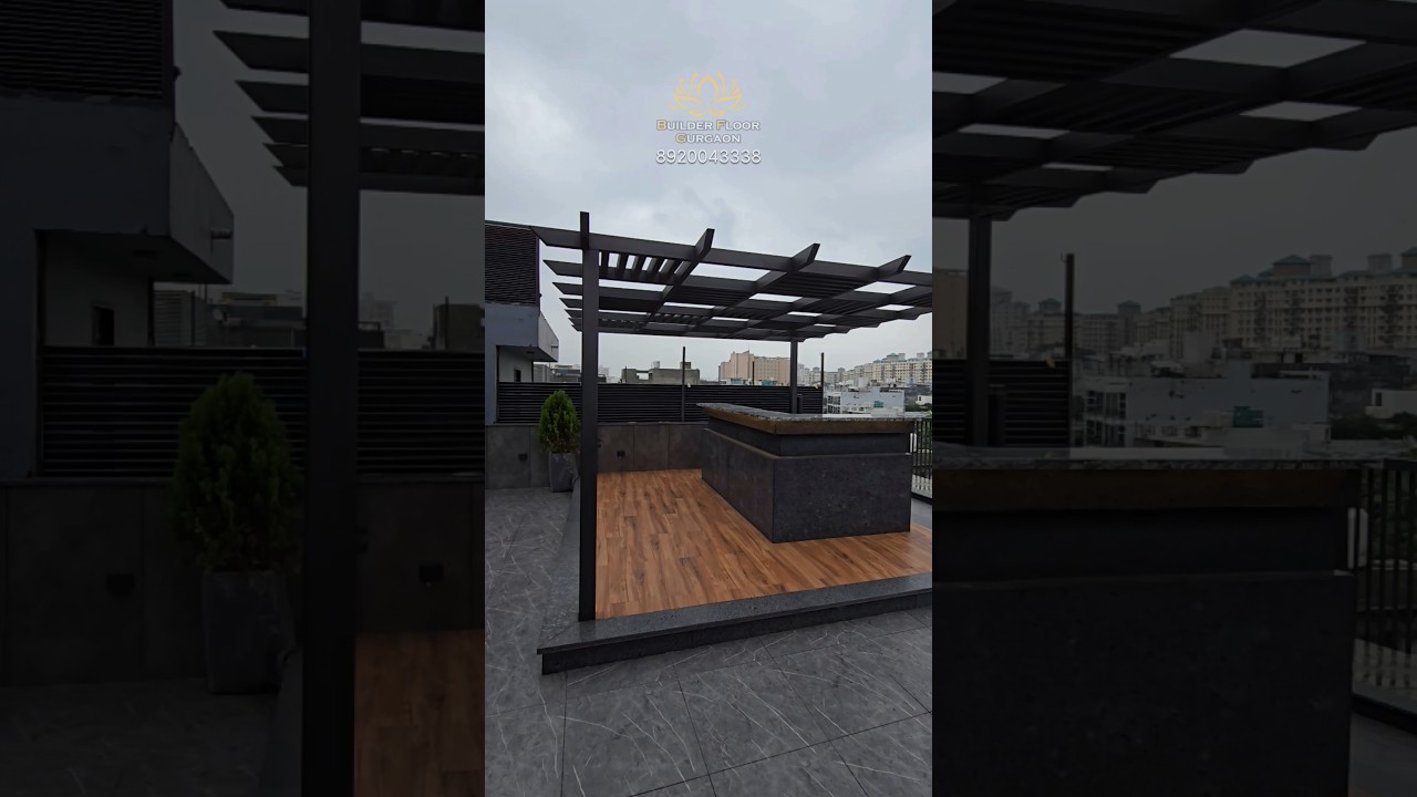 4bhk | Luxury Builder Floors in Sushant Lok 1 | Top Floor Terrace Garden 