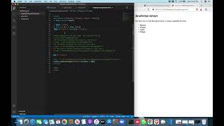 looping through array in javascript