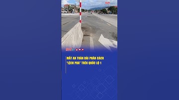 Mất an toàn dải phân cách "lệch pha" trên quốc lộ 1 | Truyền hình Hà Tĩnh