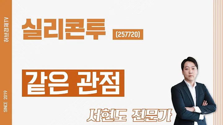 실리콘투 (257720) - 같은 관점