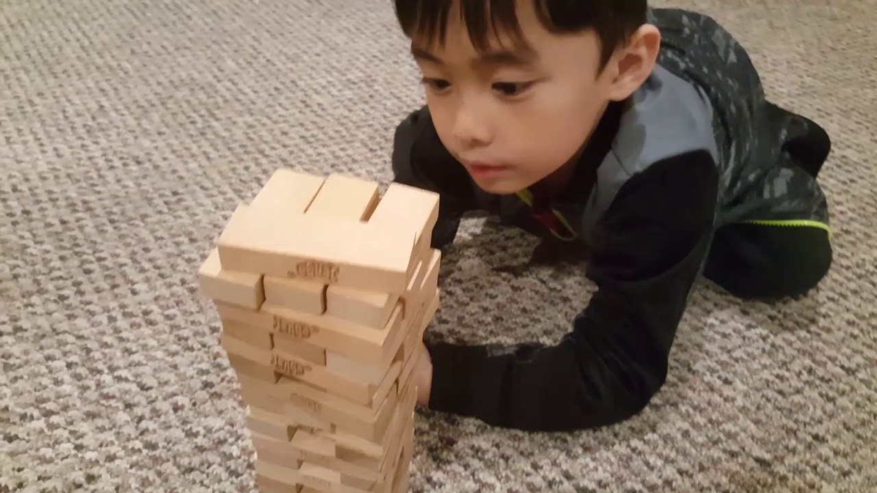 How Many Jenga Blocks Can You Take Off Challenge!