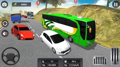 Modern Bus Drive Parking Game _ bus driving games _ bus game _ gkox gaming channel.