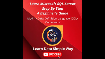 Module 4.3 - DDL Commands | Types of Indexes