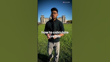 How to calculate European Credits Transfer and Accumulation System (ECTS) by Nikhilesh Dhure.