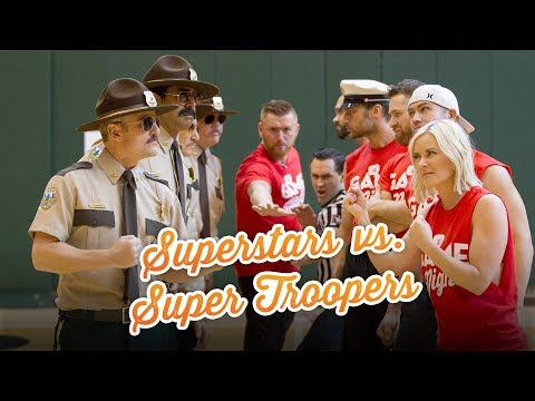 WWE Superstars vs. Super Troopers in dodgeball: WWE Game Night