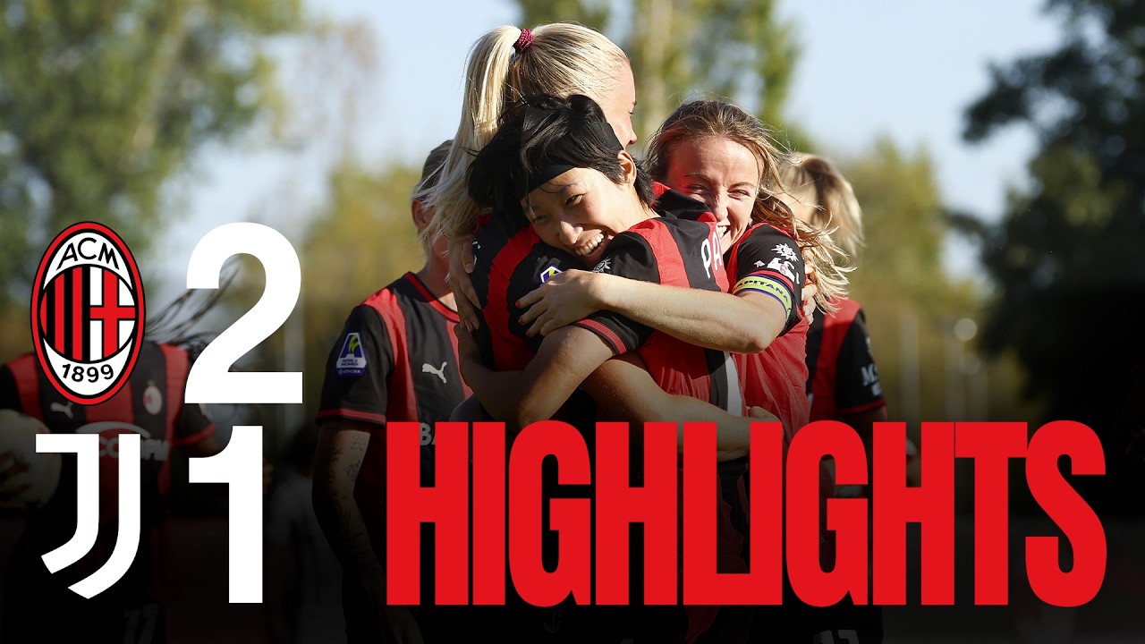 Milan W 2-1 Juventus W | KYVÅG e RENZOTTI firmano la RIMONTA Rossonera | Highlights | Serie A Women