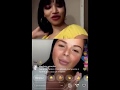 Sarah fraisou et ruby nikara gros clash en live sur instagram full live