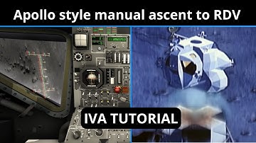 Apollo manual ASCENT to rendez-vous - KSP retro IVA tutorial - RSS/RO
