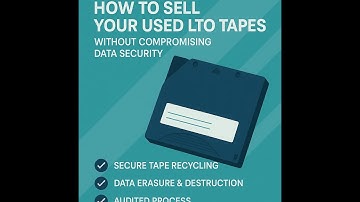 How to Sell Used LTO Tapes Safely | Secure Data Destruction & Tape Recycling Explained