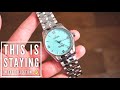 TITONI Airmaster Glacier Turquoise Dial Watch Review - STUNNING!