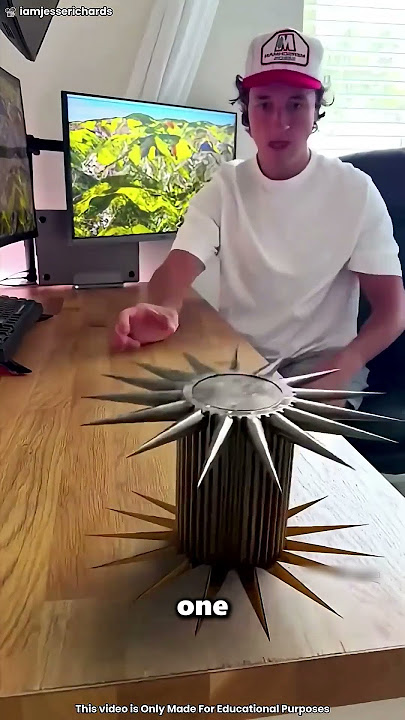 This Man Got All The Metal Shapes Inside 😮