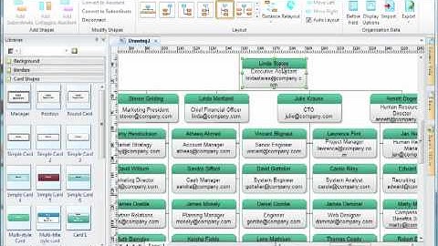 Create an Organizational Chart From Data| EdrawMax
