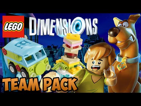 YouTube thumbnail: LEGO Dimensions: Scooby Doo - Team Pack - Free Roam + Unboxing (71206)